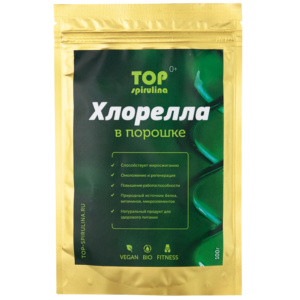 Хлорелла Organic (дикая) в порошке 100 гр.