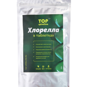 Хлорелла Organic (дикая) в таблетках 250 гр.