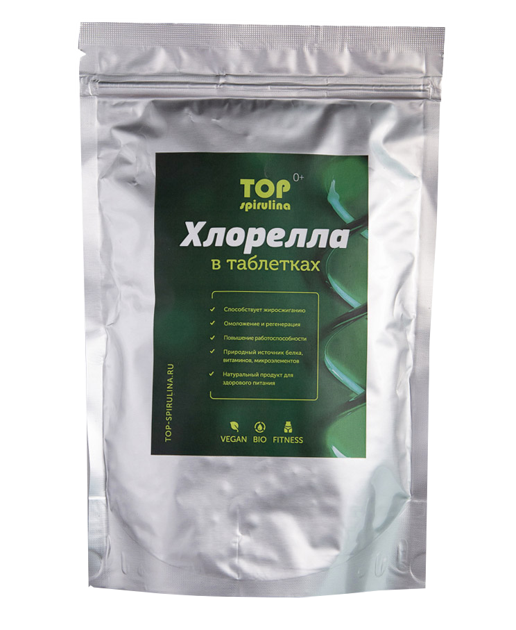 Хлорелла Organic (дикая) в таблетках 500 гр.