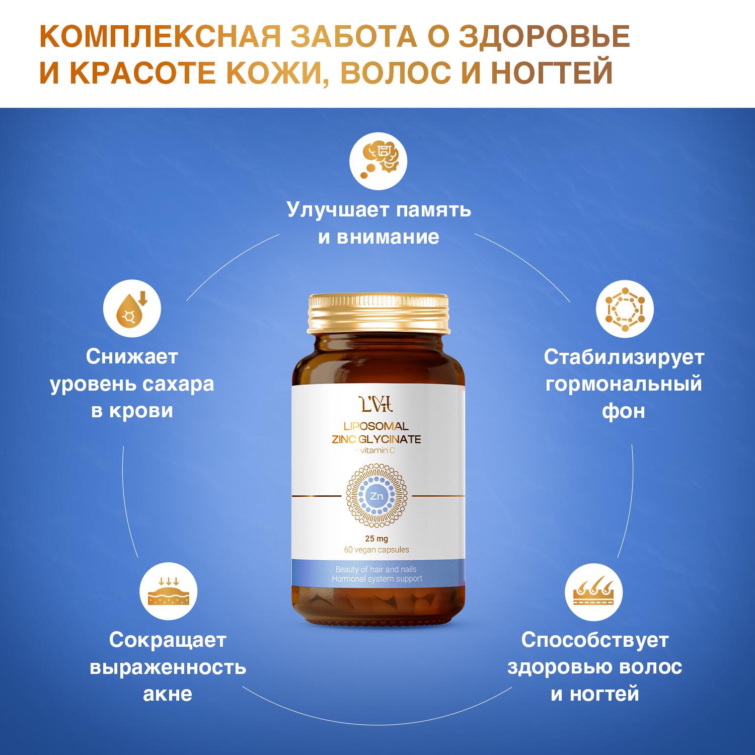 Liposomal Zinc Glycinate + Vitamin C — изображение 3