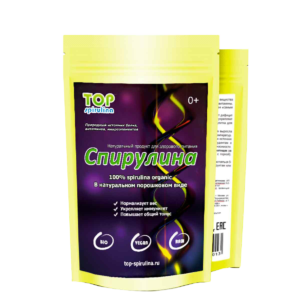 Спирулина Organic (дикая) в порошке 100 гр